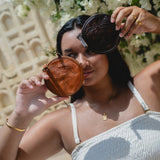 Palms Purse // Vintage Brown