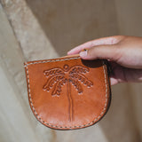 Palms Pouch // Vintage Tan