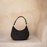 Clara Mini Shoulder // Textured Noir