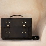 Day Satchel // Textured Noir