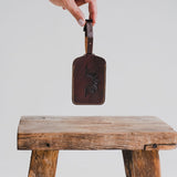 Rising Sun Travel Tag // Vintage Brown