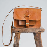 Rising Sun Satchel // Vintage Tan
