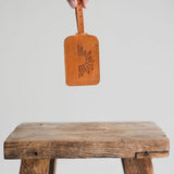 Rising Sun Travel Tag // Vintage Tan