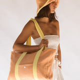 Hello Terry Tote Bag // Peachy Lemon