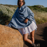 Poncho // Denim