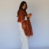 Poncho // Terracotta