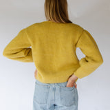 Tie Cardigan // Citron