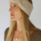 Cable Headband // Cloud