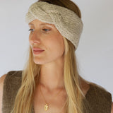 Cable Headband // Cloud