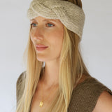 Cable Headband // Cloud