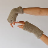 Classic Fingerless Gloves // Dove