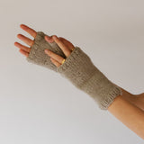 Classic Fingerless Gloves // Dove