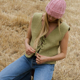 Tie Vest // Seagrass