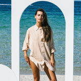Oversized Shirt // Sand