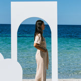 Belt Jumpsuit // Sand