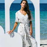 Belt Jumpsuit // Coast