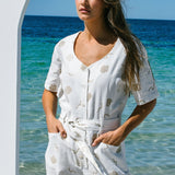 Belt Jumpsuit // Coast