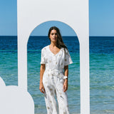 Belt Jumpsuit // Coast