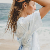 Lena Mini Romper // Sky Coast