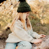 Kids Lasca Beanie // Olive
