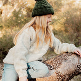 Kids Lasca Beanie // Olive