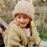 Kids Lasca Cardigan // Seagrass