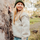 Kids Lasca Beanie // Olive