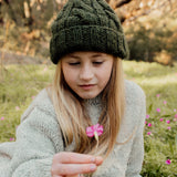 Kids Lasca Beanie // Olive