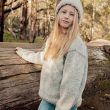 Kids Lasca Beanie // Oatmeal