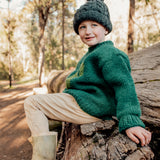 Kids Lasca Beanie // Charcoal