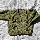 Kids Lasca Cardigan // Seagrass