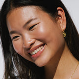 Athena Hoops // Gold Vermeil