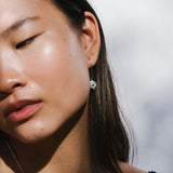 Azure Coin Drop // Recycled Silver