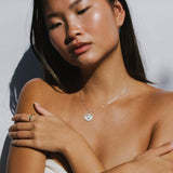 Selene Birthstone Necklace // Sterling Silver