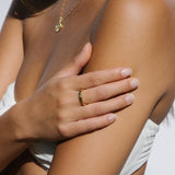 Selene Birthstone Ring // Gold Vermeil