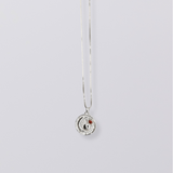 Selene Birthstone Necklace // Sterling Silver