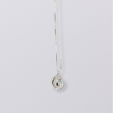 Selene Birthstone Necklace // Sterling Silver