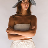 Polly Short Brim Hat // Denim