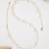 Pearl Necklace // Indigo