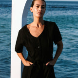 Belt Jumpsuit // Black