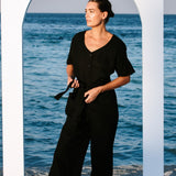 Belt Jumpsuit // Black