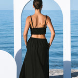 Split Skirt // Black