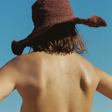 Janis Wide Brim Hat // Merlot