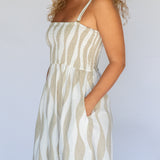 Mikoha Midi Dress // Island Stripe