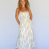 Mikoha Midi Dress // Island Stripe