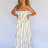 Mikoha Midi Dress // Island Stripe