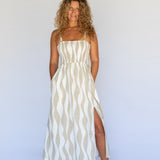 Mikoha Midi Dress // Island Stripe