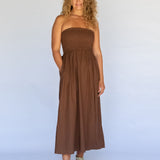 Mikoha Midi Dress // Cocoa