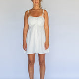 Isla Mini Dress // Bone