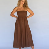Mikoha Midi Dress // Cocoa